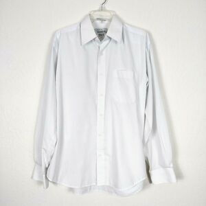 Modena Men’s White Long Sleeve Button Up Dress Shirt